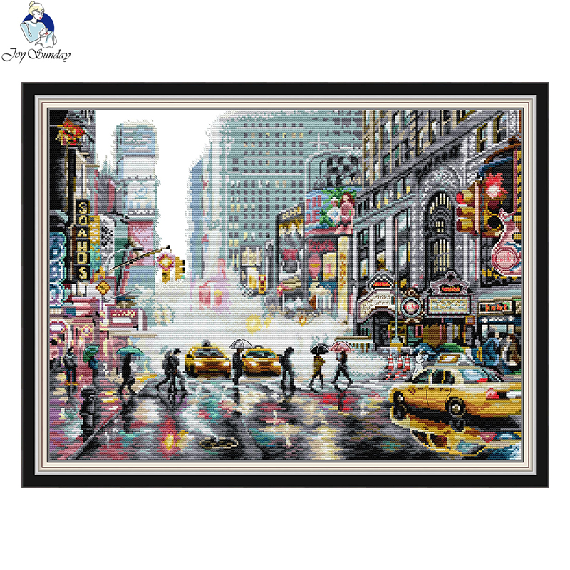 Home Decor New York - Joy Sunday Cross Stitch Kits 11/14CT
