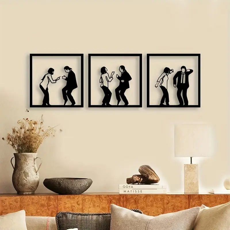 Home Decor Enthusiast - DDPNKL 3-Piece Metal Novel Lowbrow Retro