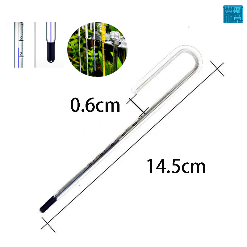 Terrarium Glass Bottle - Aquarium thermometer diving glass fish tank