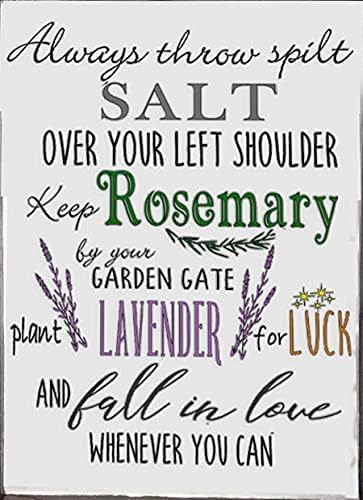 Home Decor Store - Practical Magic Inspired Wall Sign Metal