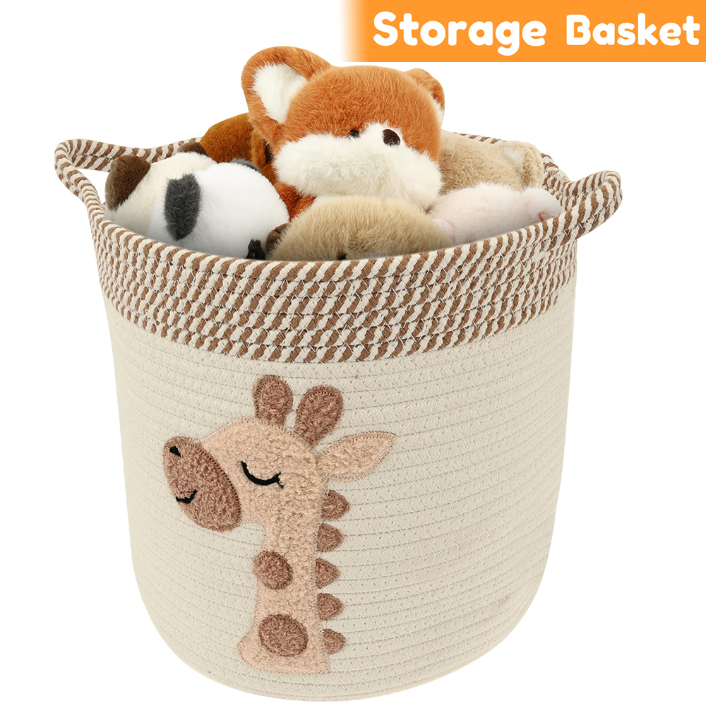 Home Decor Hampers - Cotton Rope Storage Basket Large Capacity
