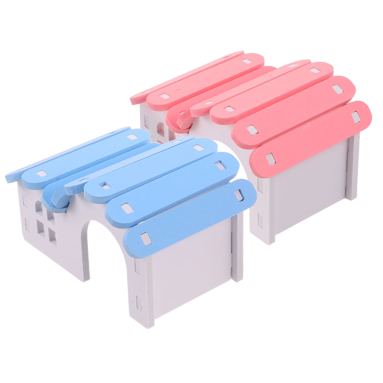 Home Decor Habitat - 2Pcs Cute Hamster Hideaway Home -