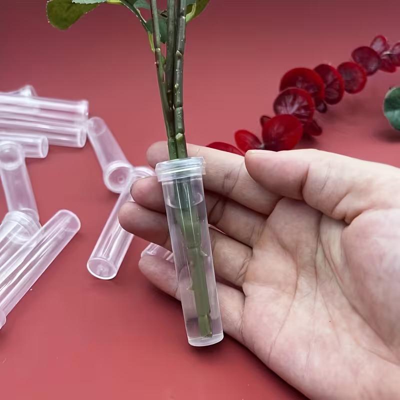 Terrarium Glass Bottle - New 20PCS Plastic Flower Water Tubes
