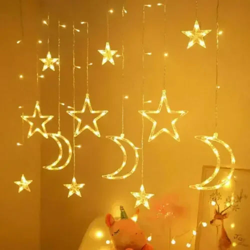 String Curtain Light - LED Fairy String Window Curtain Lights