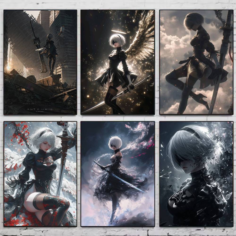 Home Decor Games Free - N-NieRAutomata Game Poster HD art wall