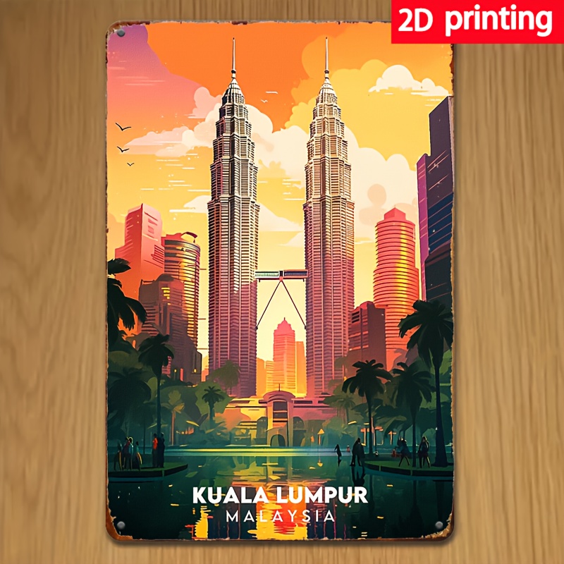 Kuala Lumpur Malaysia Vintage  - Home Decor Kuala Lumpur avis et prix