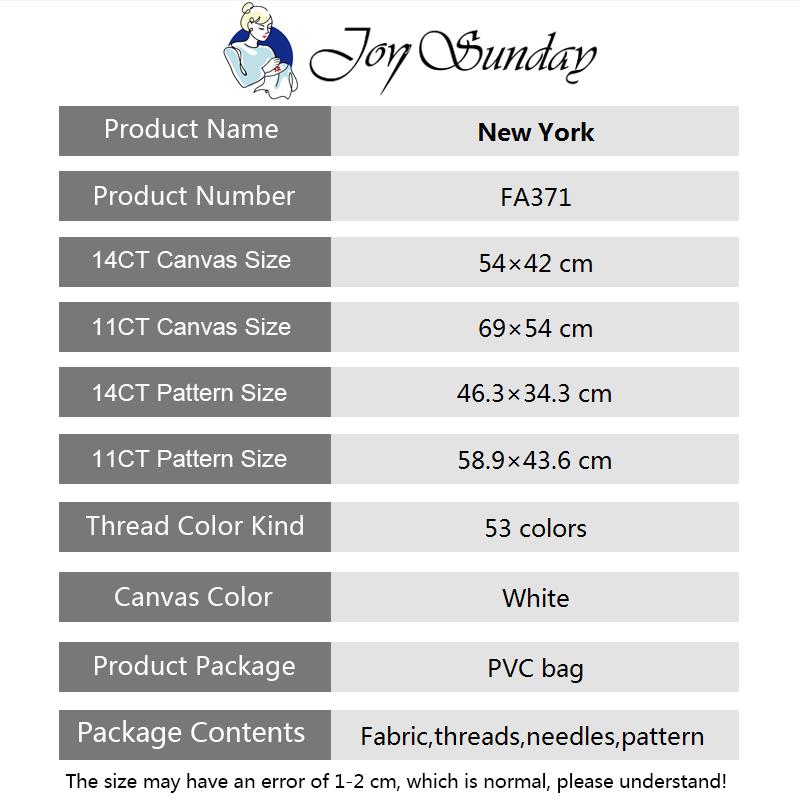 Joy Sunday Cross Stitch Kits 1 - Home Decor New York avis et prix