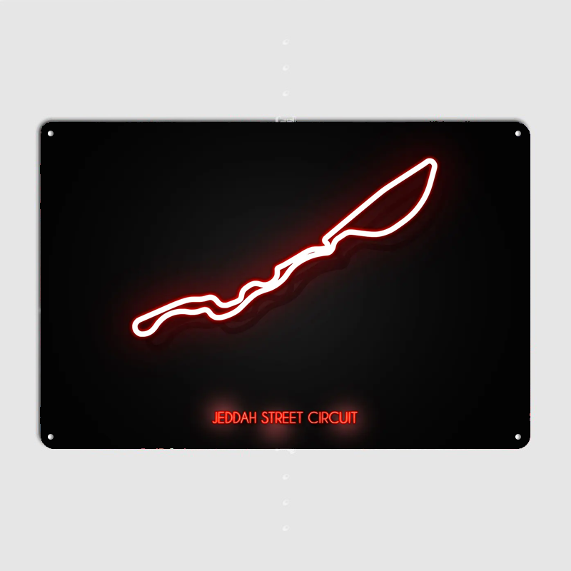 Jeddah Street Circuit Poster M - Home Decor Jeddah avis et prix