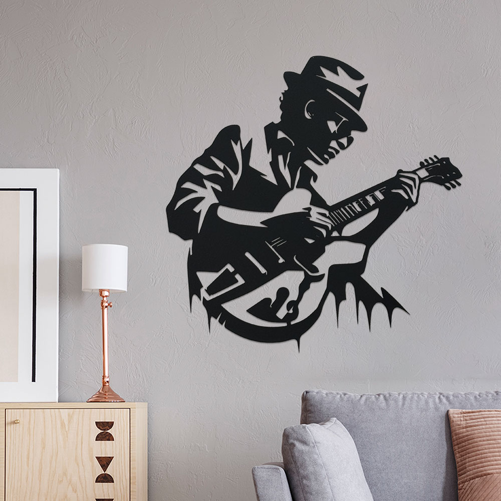 Guitarist Metal Wall Art,1pc U - Home Decor Enthusiast avis et prix