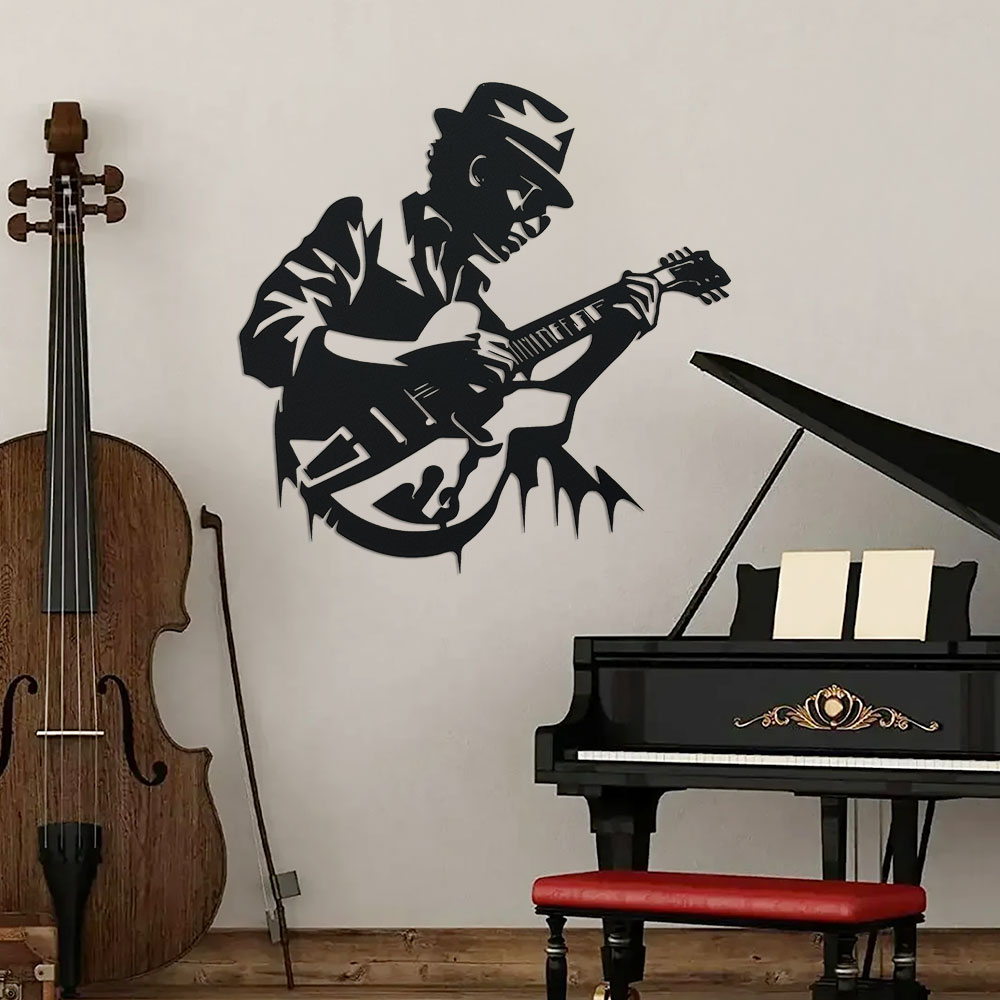 Guitarist Metal Wall Art,1pc U - Home Decor Enthusiast avis et prix
