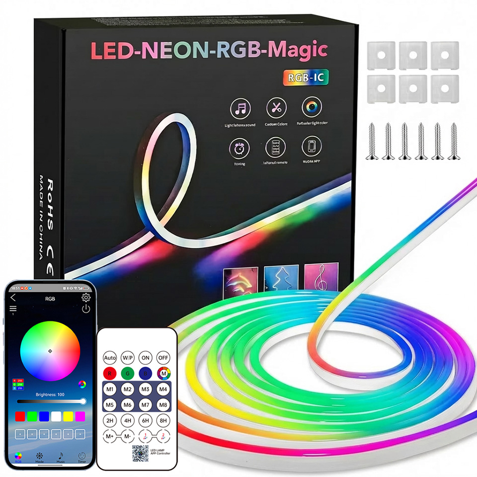 Bluetooth RGB Neon LED Strip 1 - Home Decor App Free avis et prix