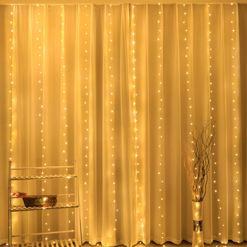 6x3M LED USB Curtain String Fa - String Curtain Light avis et prix