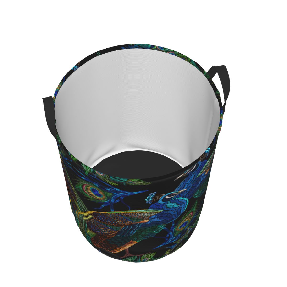 Peacocks Pattern Round Laundry - Home Decor Hampers avis et prix