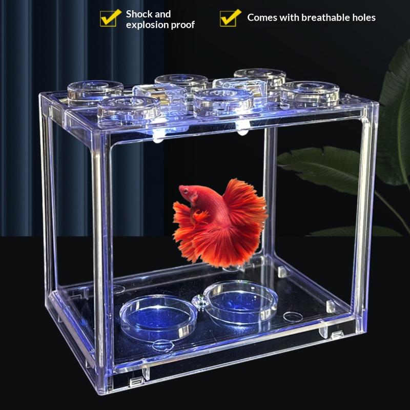 Stackable Mini Fish Tank Acryl - Home Decor Habitat avis et prix