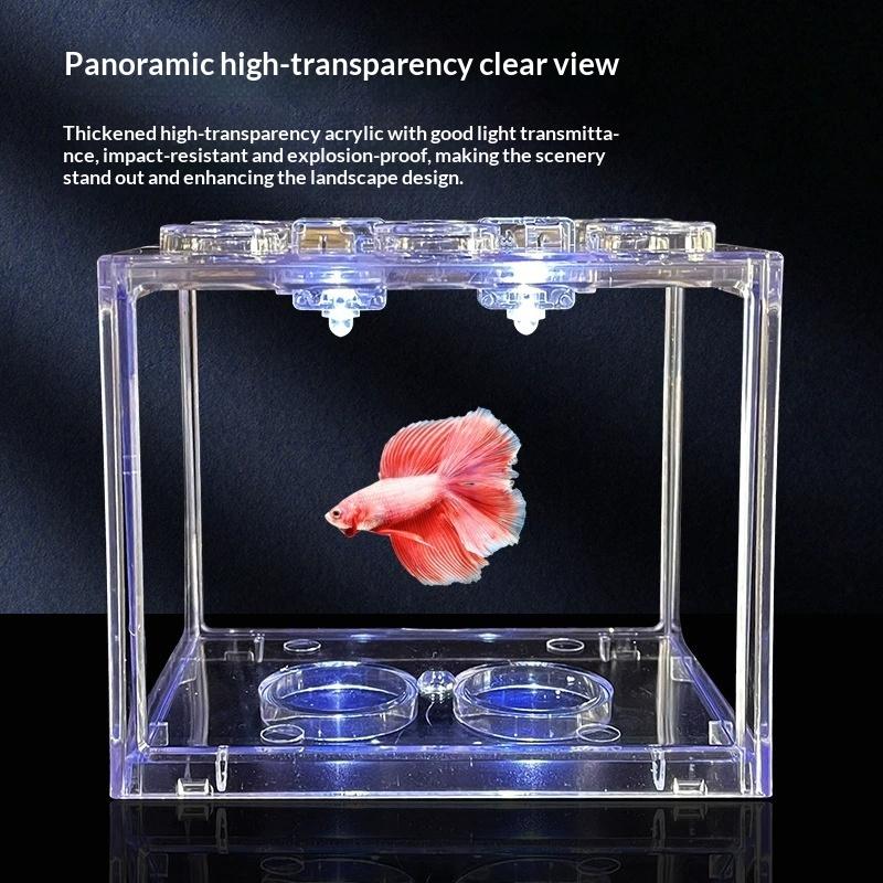 Stackable Mini Fish Tank Acryl - Home Decor Habitat avis et prix