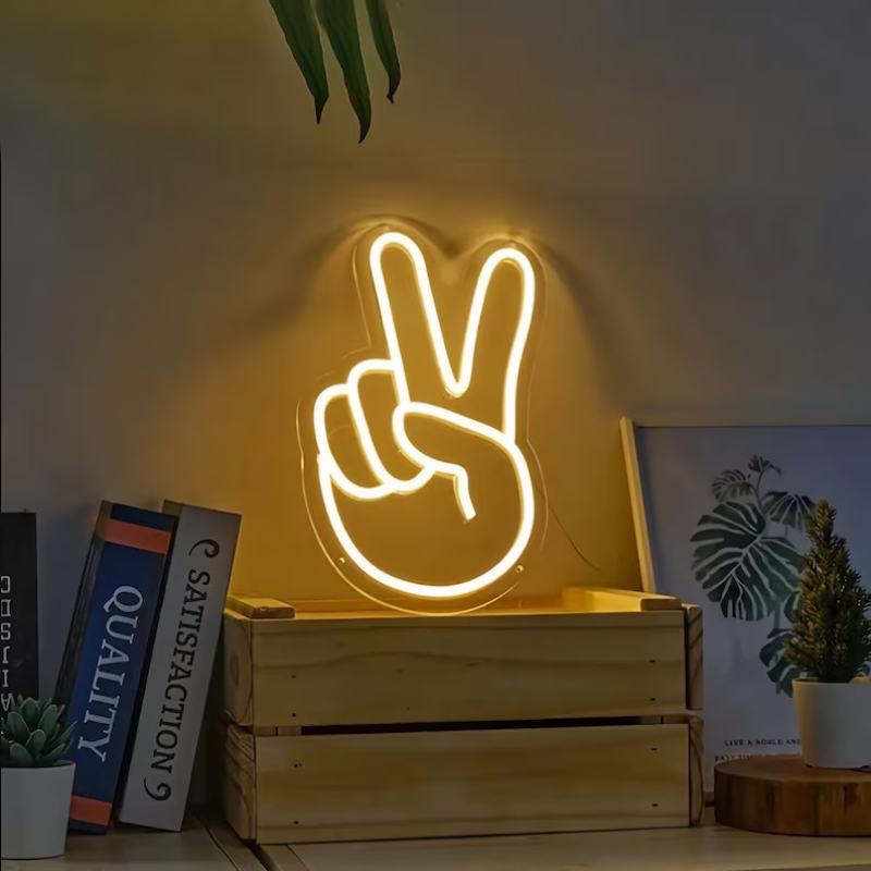Peace Neon Sign LED Nightlight - Home Decor Store avis et prix