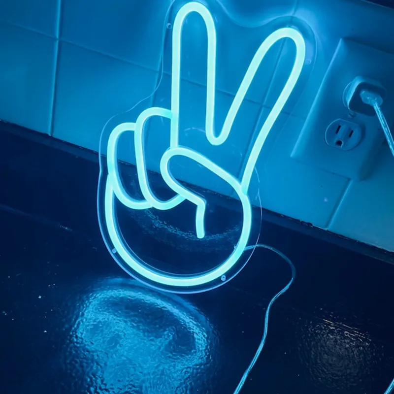 Peace Neon Sign LED Nightlight - Home Decor Store avis et prix