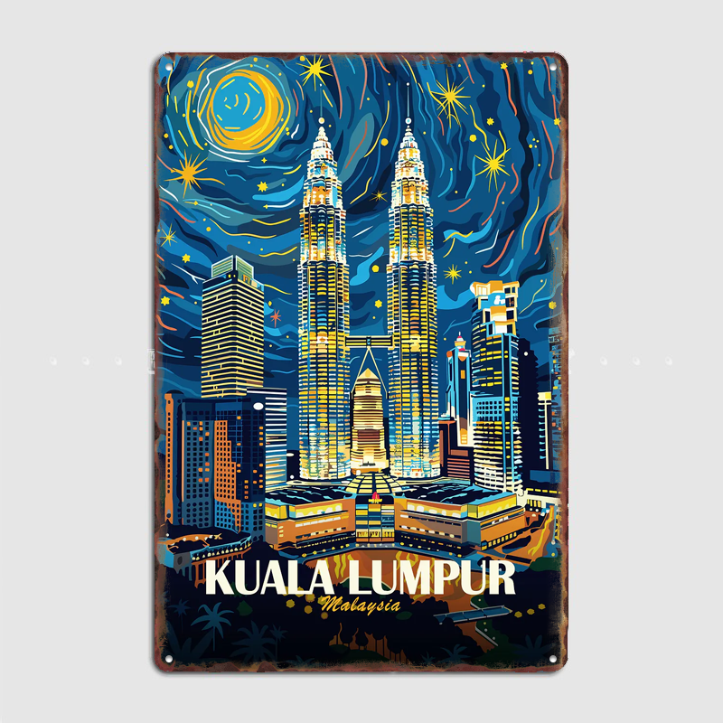 Kuala Lumpur Cityscape at Nigh - Home Decor Kuala Lumpur avis et prix