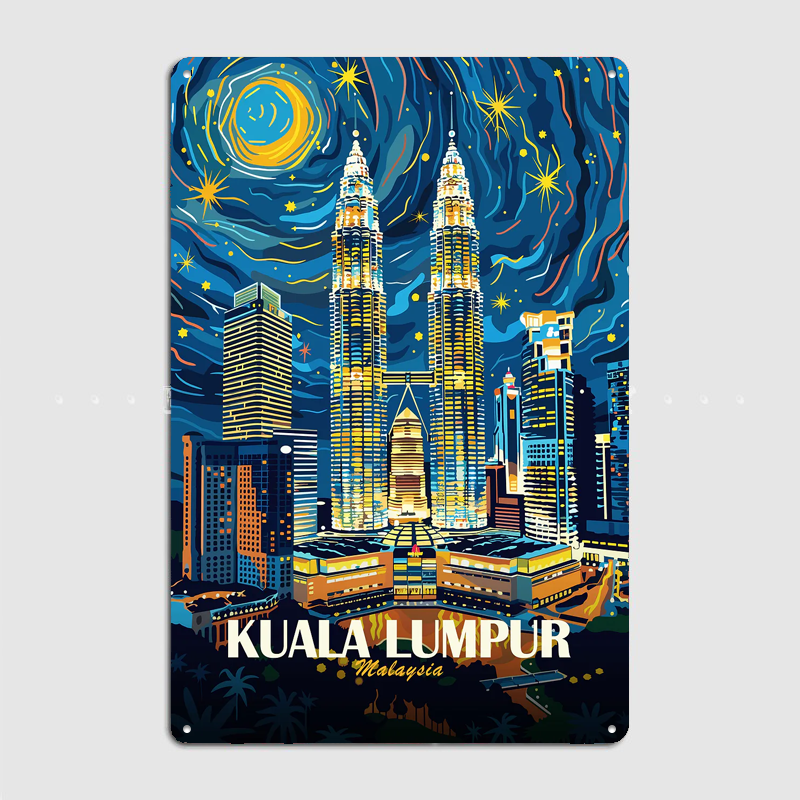 Kuala Lumpur Cityscape at Nigh - Home Decor Kuala Lumpur avis et prix