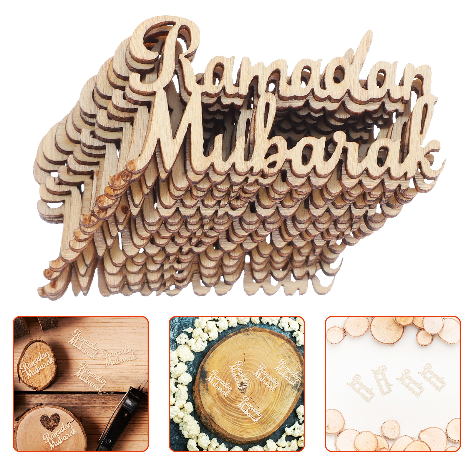 15Pcs Ramadan Mubarak Wooden D - Home Decor Ramadan avis et prix