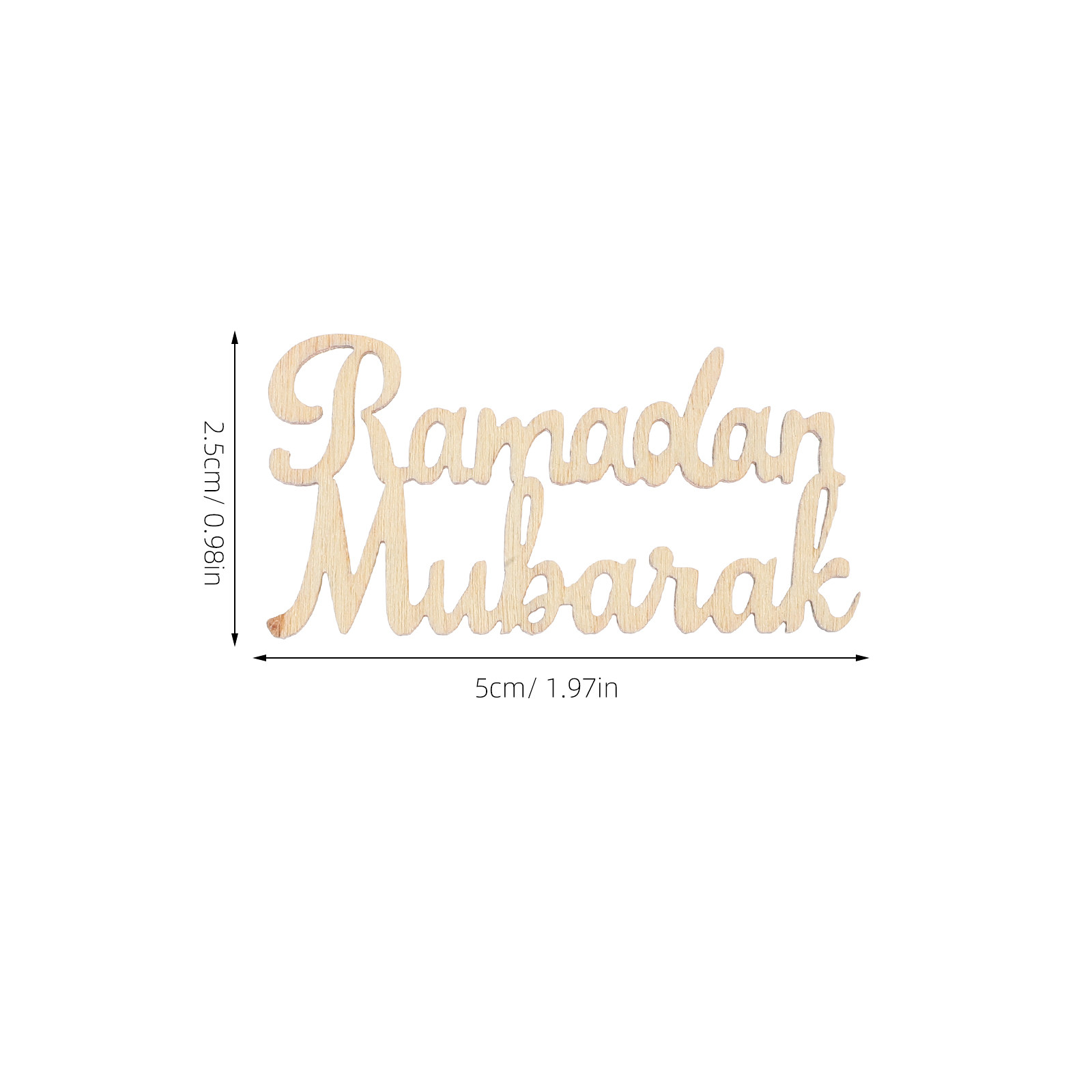 15Pcs Ramadan Mubarak Wooden D - Home Decor Ramadan avis et prix