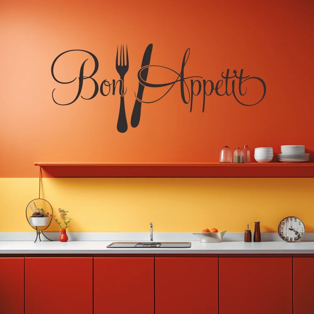 1 pc Bon Appétit with Fork and - Home Decor App Free avis et prix