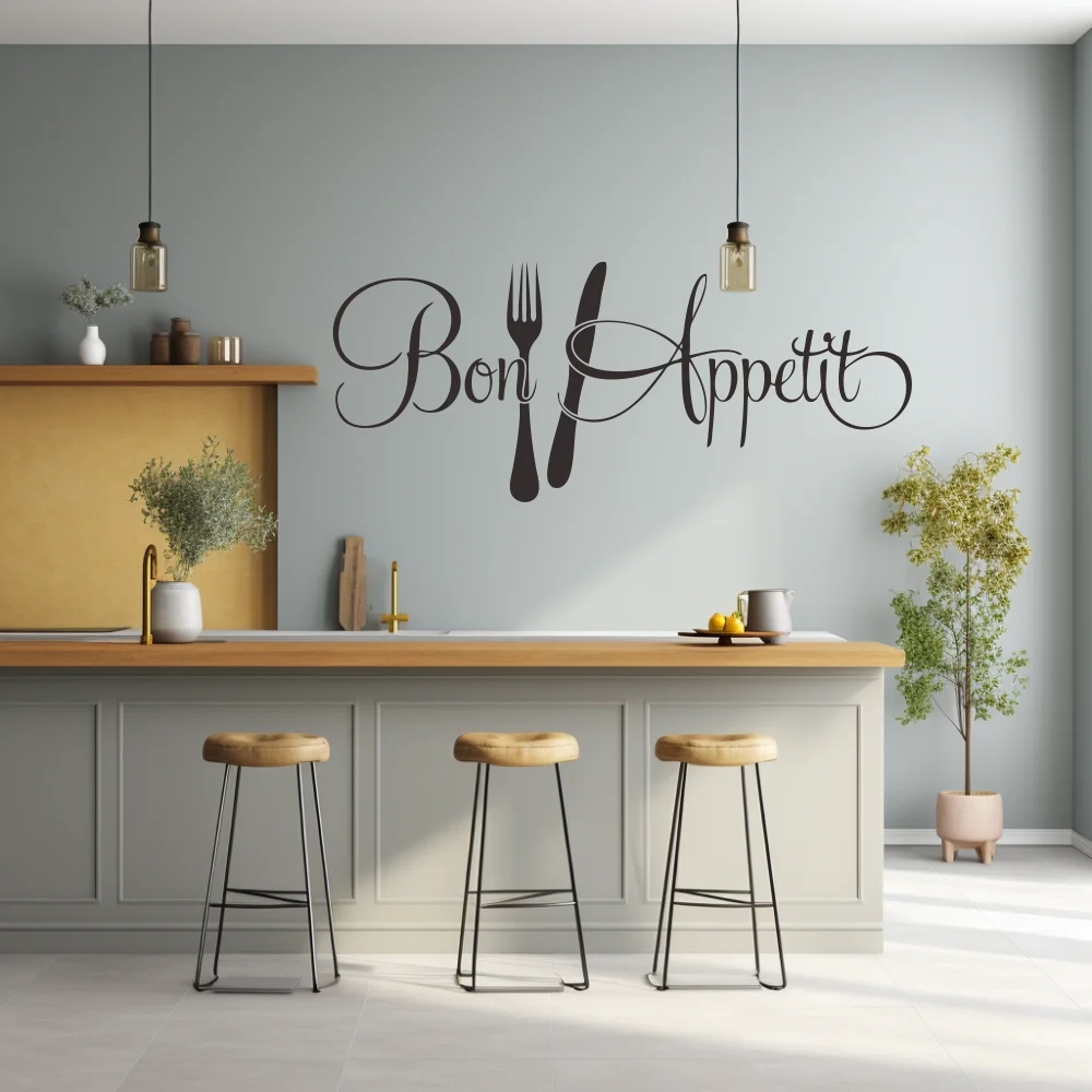 1 pc Bon Appétit with Fork and - Home Decor App Free avis et prix