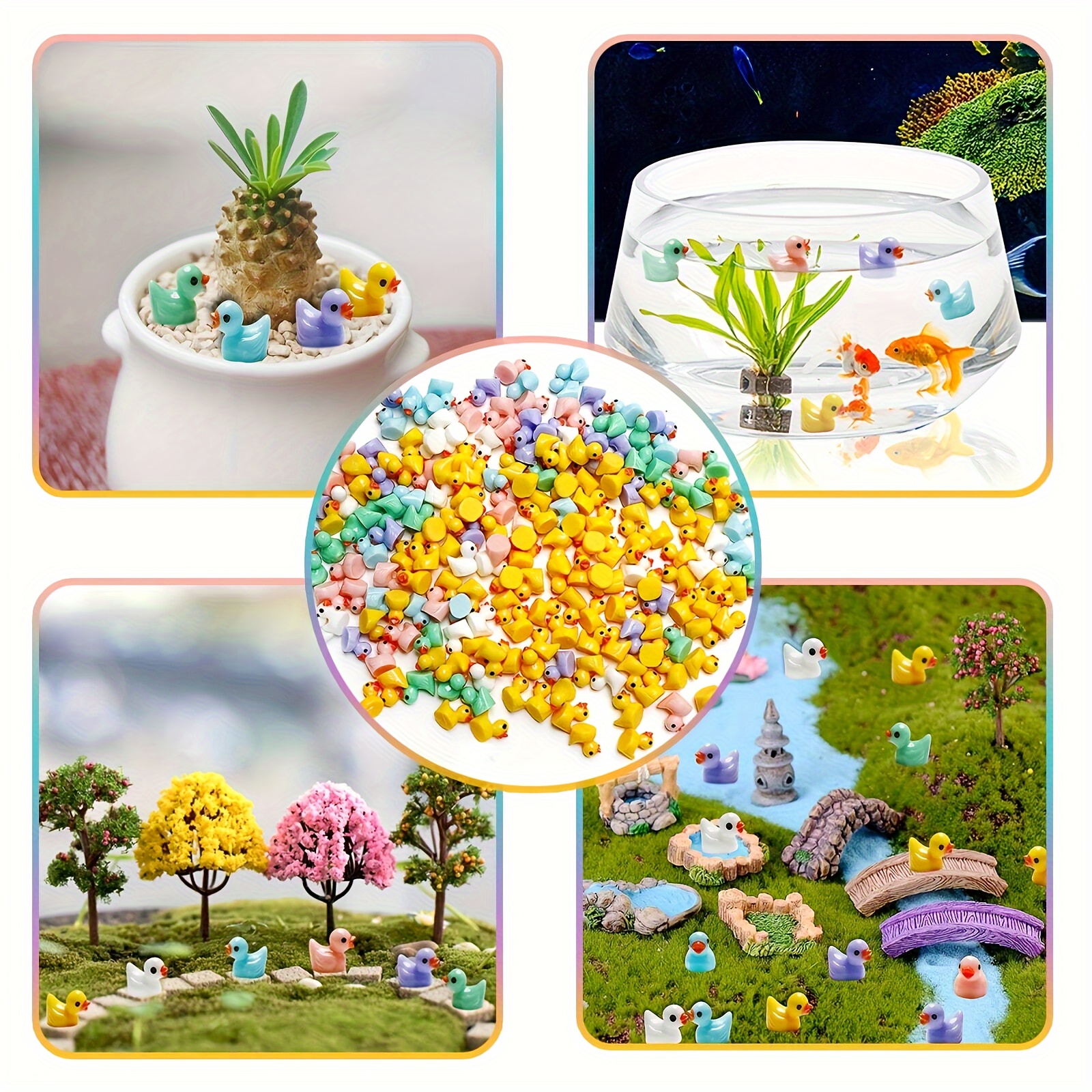 50/100pcs Multicolor Mini Resi - Home Decor Under 100 avis et prix