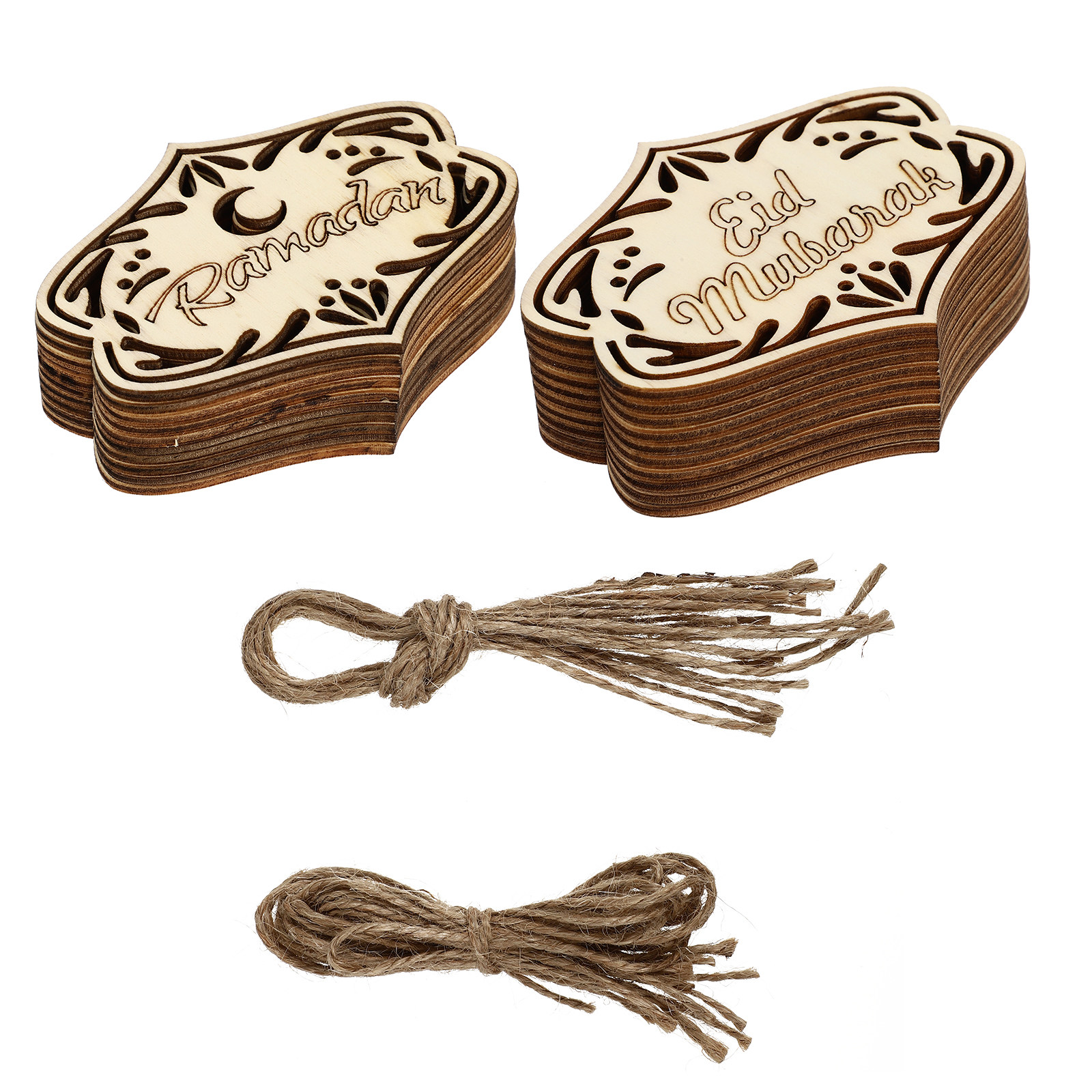 20Pcs Wooden Eid Ornament Hang - Home Decor Ramadan avis et prix