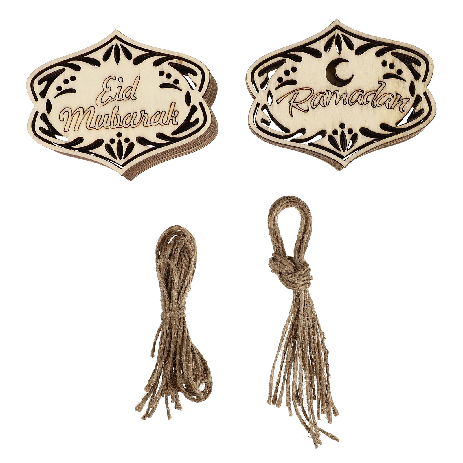 20Pcs Wooden Eid Ornament Hang - Home Decor Ramadan avis et prix