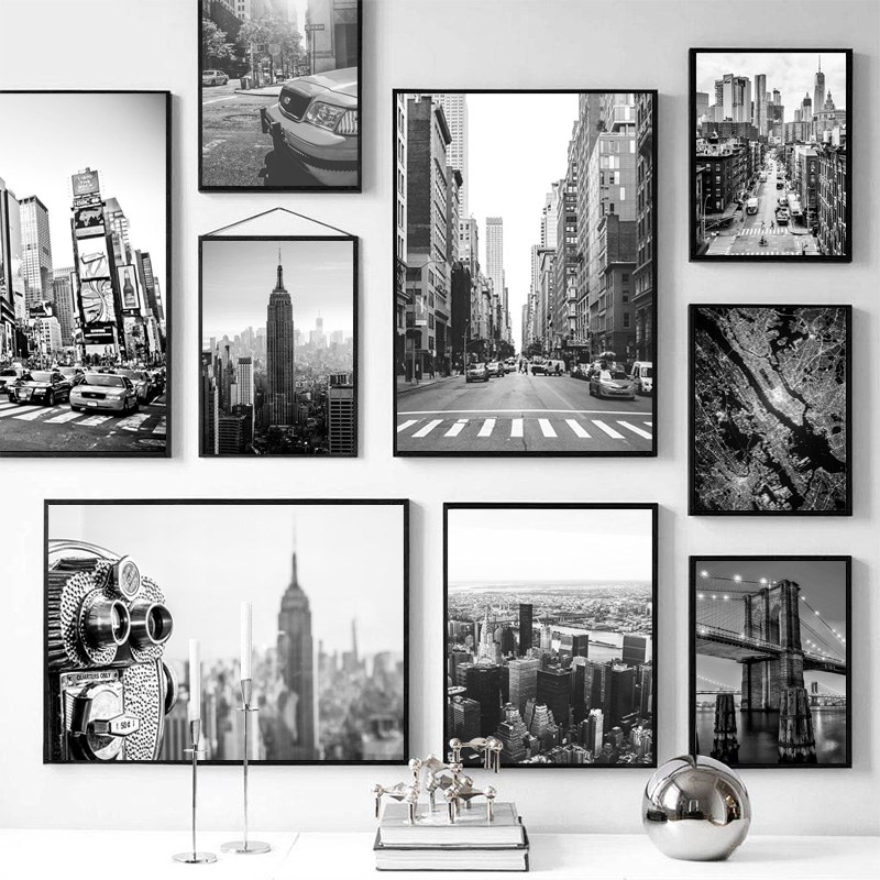 1pc frameless Canvas painting  - Home Decor New York avis et prix