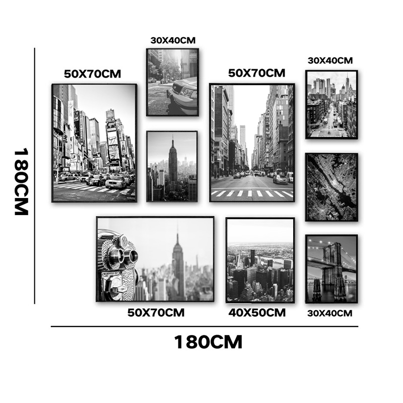 1pc frameless Canvas painting  - Home Decor New York avis et prix