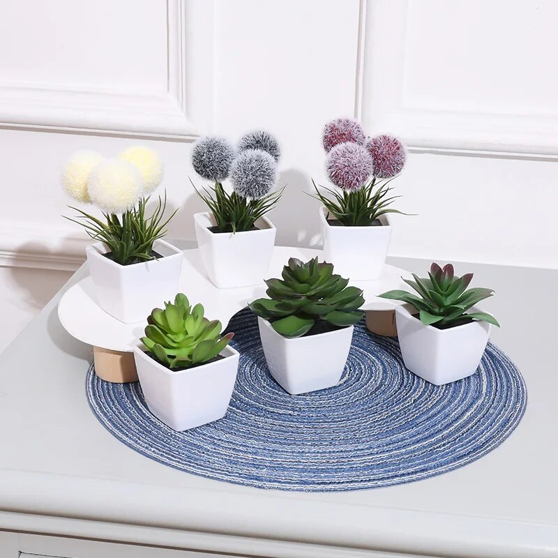 1SET (6PC) Mini Artificial Pla - Home Decor Store avis et prix