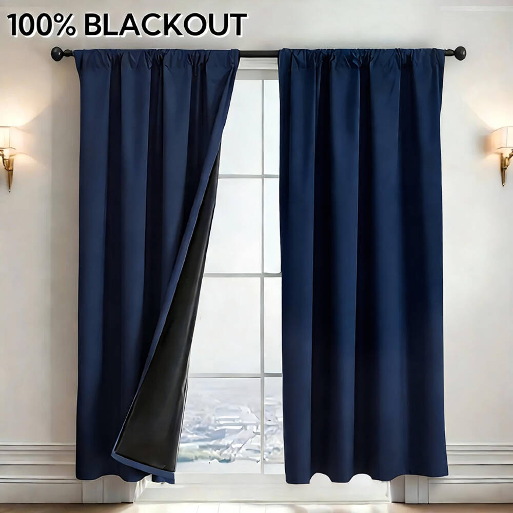 1pc 100% Blackout Curtain with - Home Decor Under 100 avis et prix