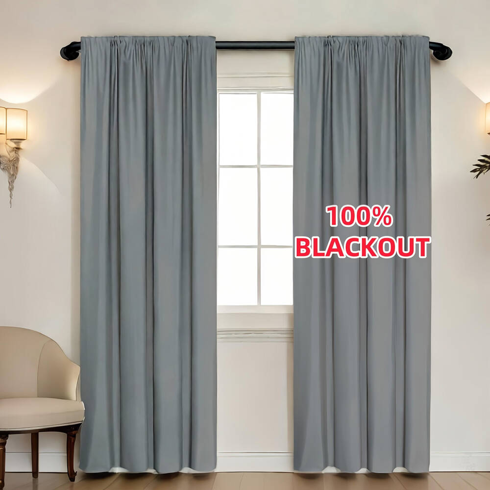 1pc 100% Blackout Curtain with - Home Decor Under 100 avis et prix