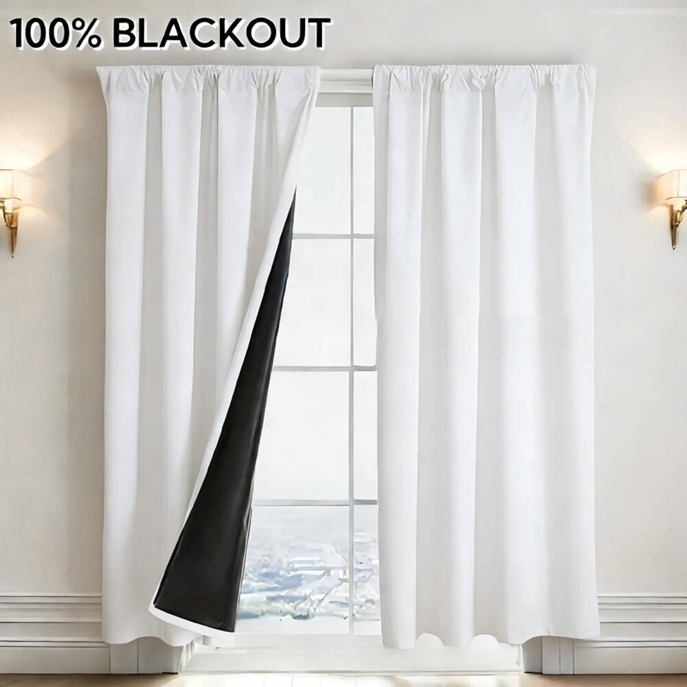 1pc 100% Blackout Curtain with - Home Decor Under 100 avis et prix
