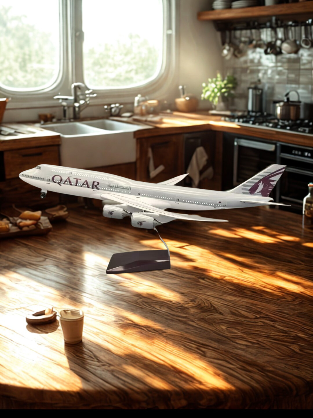 Airplane Model 1:130 Scale Boe - Home Decor Qatar avis et prix