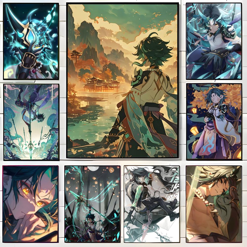 Game Genshin Xiao Poster Canva - Home Decor Games Free avis et prix