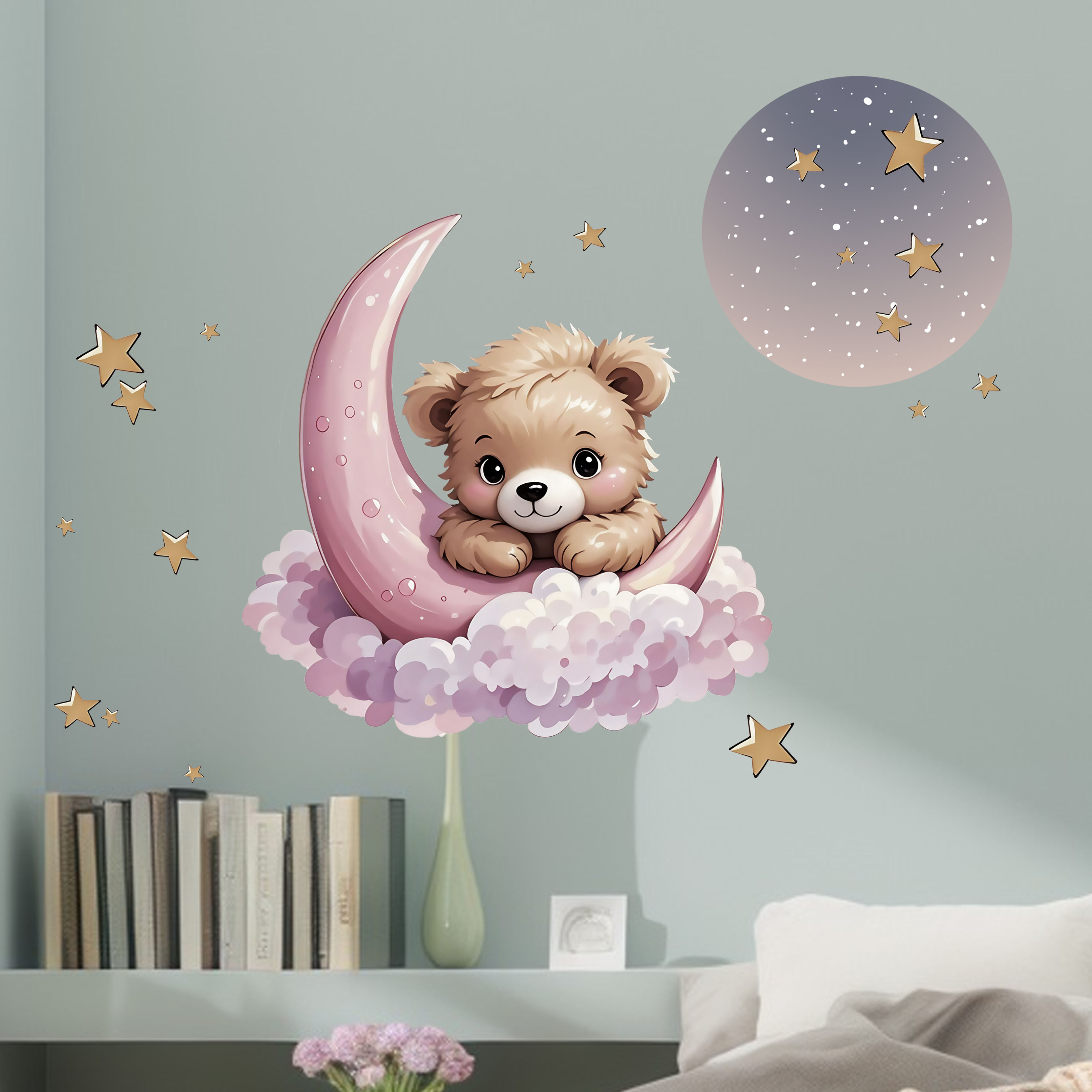 New Arrival Bear Star Moon Nig - Flooring Home Decor avis et prix