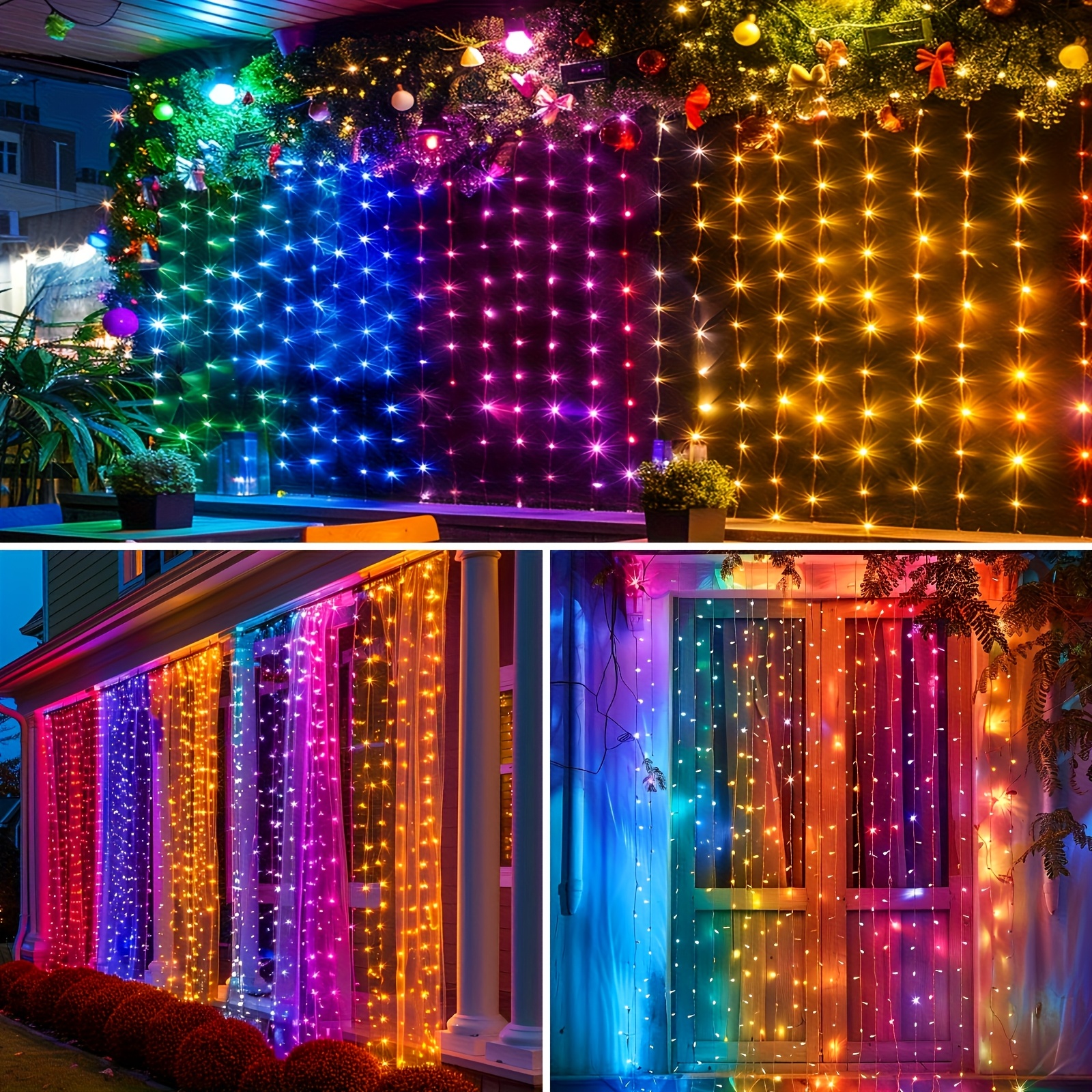 [318LED Solar Curtain Lights]  - String Curtain Light avis et prix
