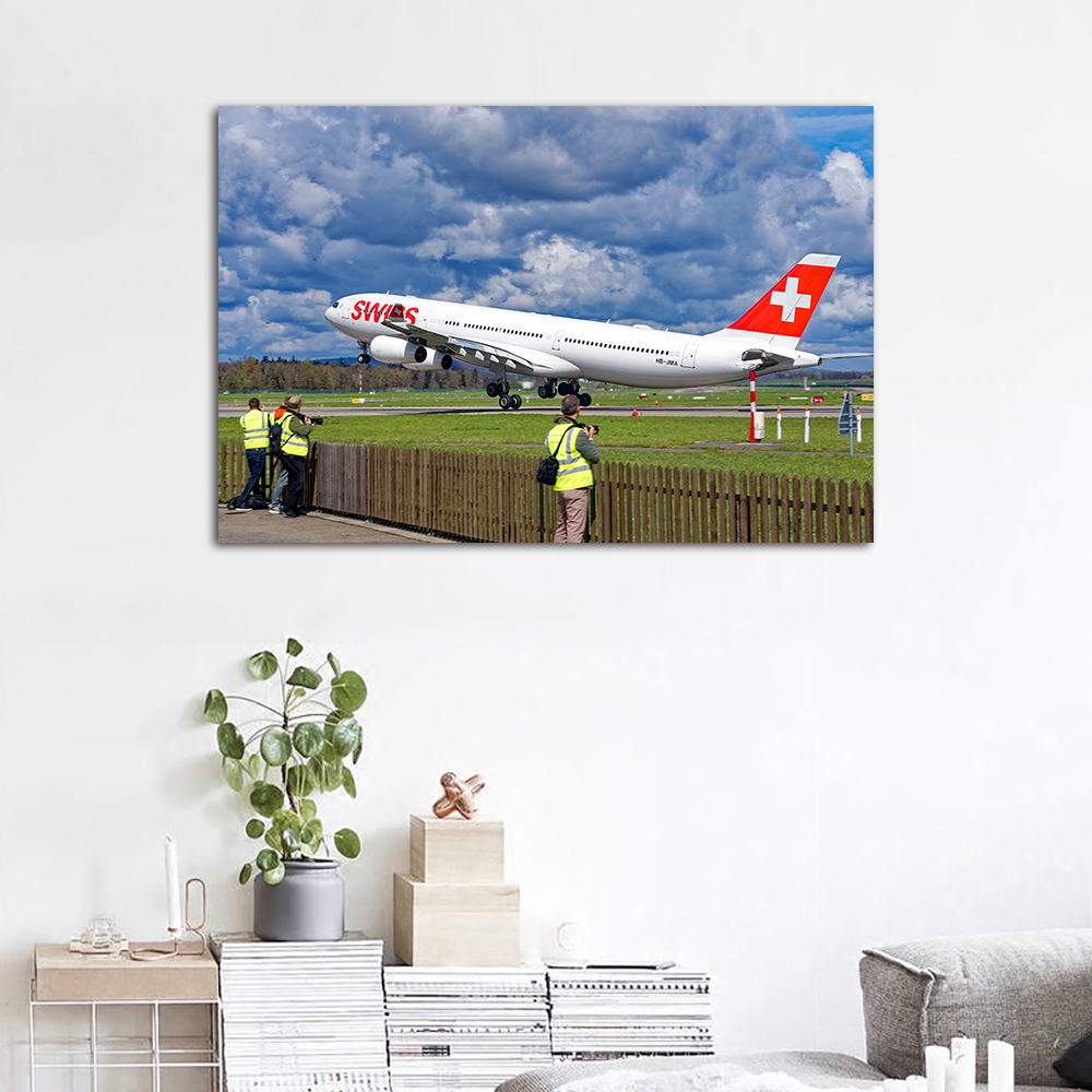 Airliner A340-300 Taking off F - Home Decor Zurich avis et prix