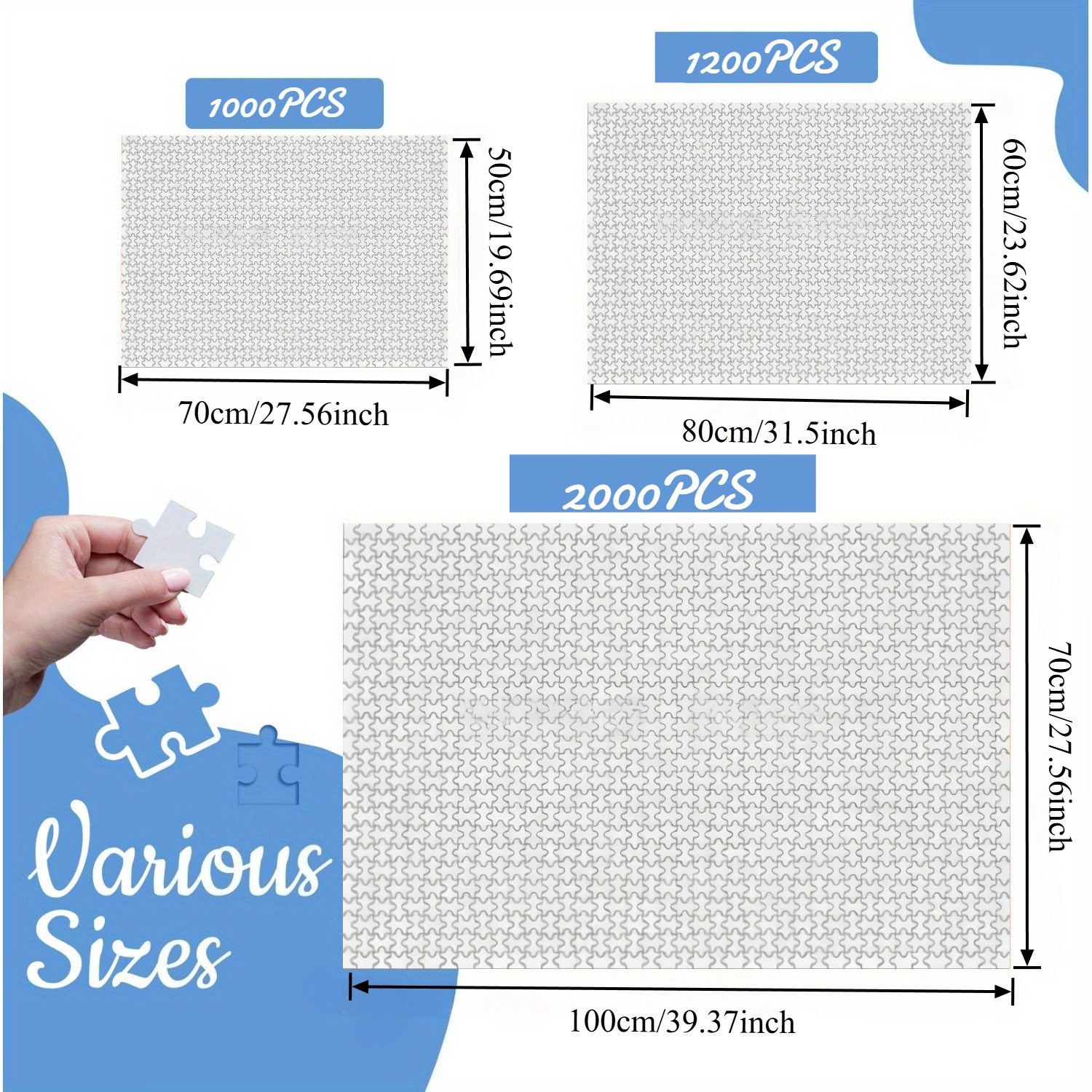 500/1000/1200/2000 PCS Jigsaw  - Home Decor Habitat avis et prix