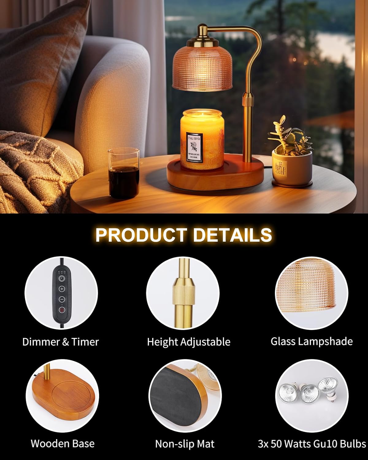 Candle Warmer Lamp With Timer  - Home Decor Free Images avis et prix