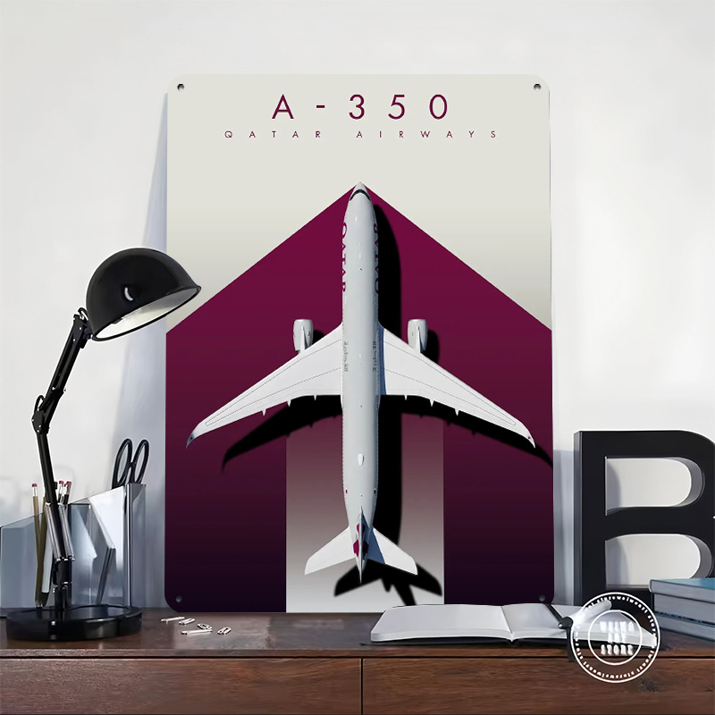 Qatar A-350 Oryx Majesty Metal - Home Decor Qatar avis et prix