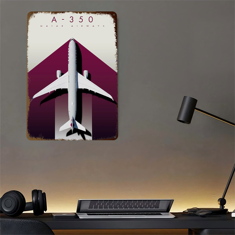 Qatar A-350 Oryx Majesty Metal - Home Decor Qatar avis et prix
