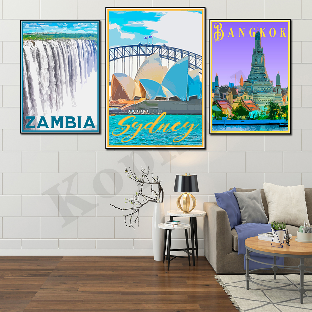Sydney New Zealand Zambia Japa - Home Decor Kuala Lumpur avis et prix