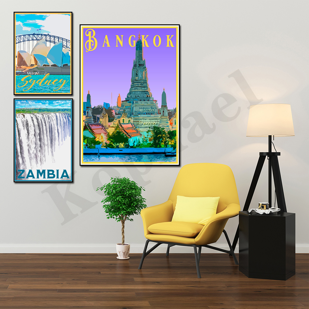 Sydney New Zealand Zambia Japa - Home Decor Kuala Lumpur avis et prix