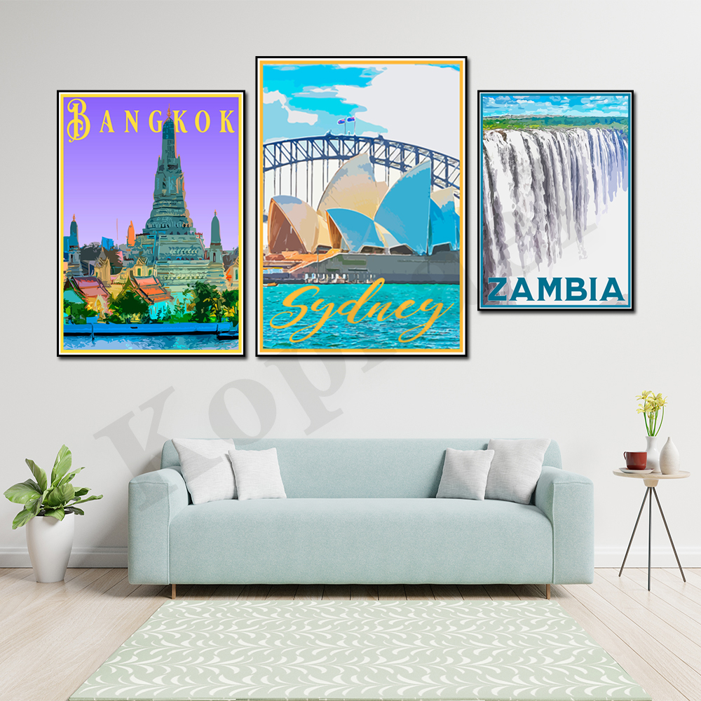 Sydney New Zealand Zambia Japa - Home Decor Kuala Lumpur avis et prix