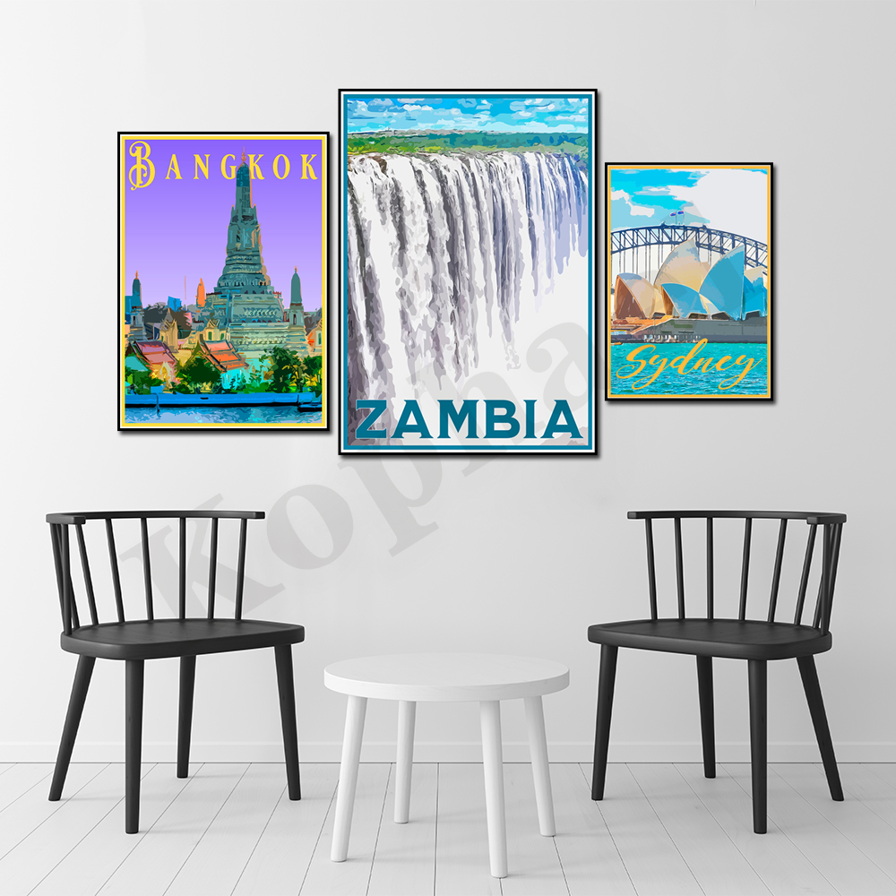 Sydney New Zealand Zambia Japa - Home Decor Kuala Lumpur avis et prix