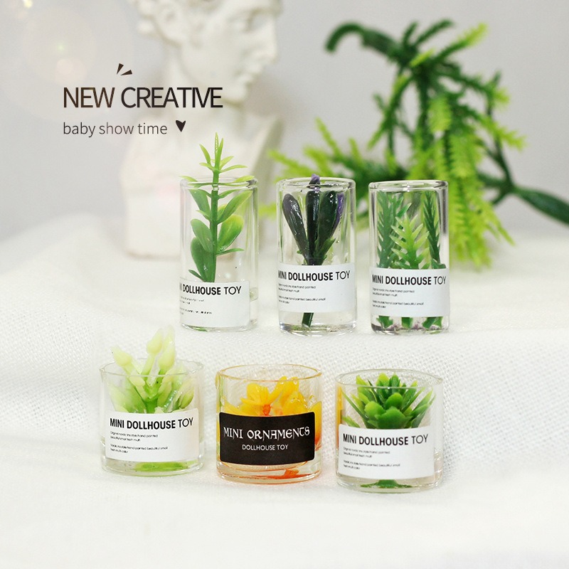 Miniature food toy 1:12 scene  - Terrarium Glass Bottle avis et prix